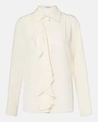 Victoria Beckham Blusa in seta Bianco