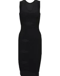 Wolford Abito midi Shaping in maglia plissé Nero