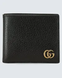 Gucci Portafoglio GG Marmont in pelle Nero