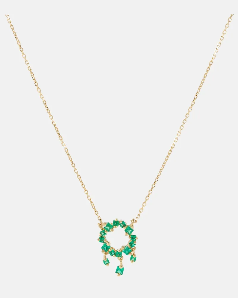 Suzanne Kalan Collana in oro 18kt con smeraldi Oro