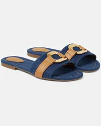 See by Chloé See By Chloé Slides Klaire in denim Blu