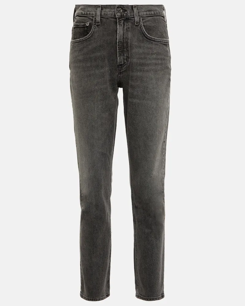 AGOLDE Jeans slim Merrel a vita media Blu