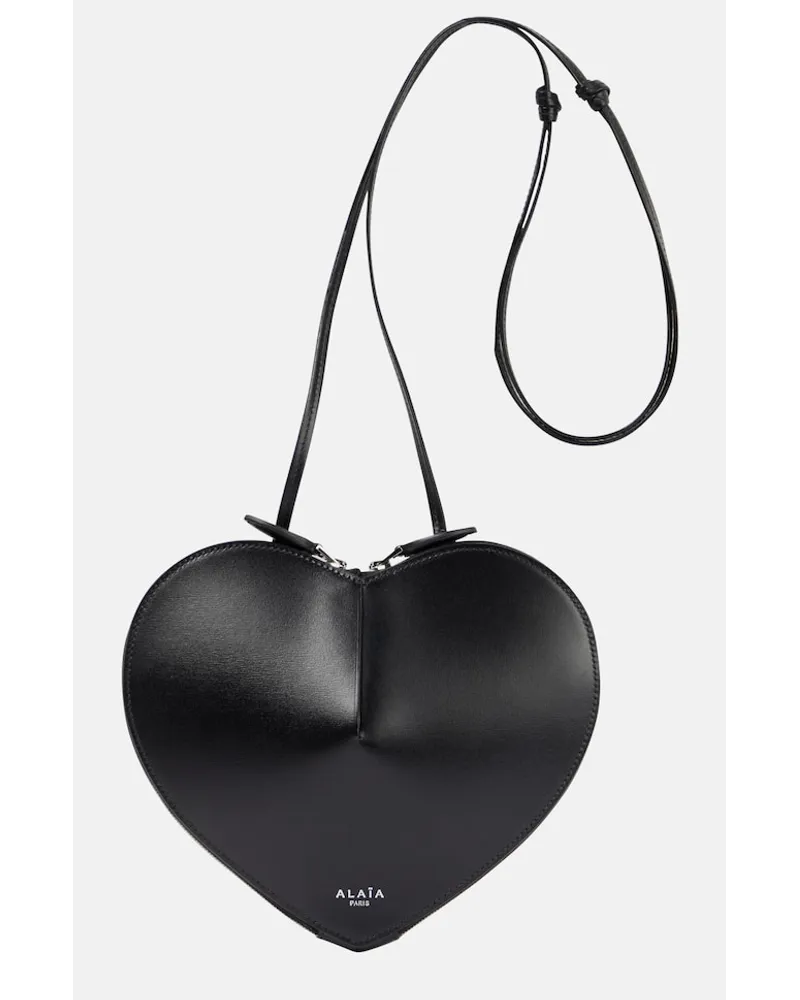 Alaïa AlaÃ¯a Borsa a spalla Le CÅur Small in pelle Nero