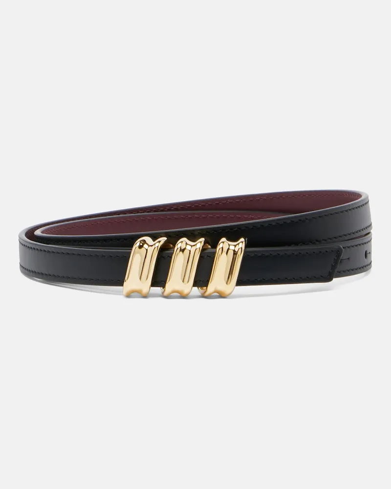 Loewe Cintura Coil in pelle Nero