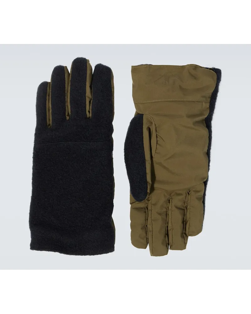 Loro Piana Guanti con cashmere Multicolore