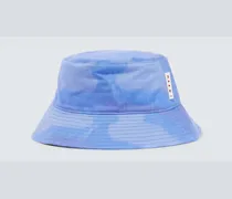 Cappello da pescatore in canvas tie-dye