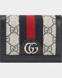 Gucci Portafoglio Ophidia in canvas e pelle Multicolore