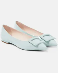 Roger Vivier Ballerine Gommettine in vernice Blu