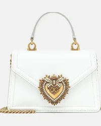 Dolce & Gabbana Borsa Devotion Small in pelle Bianco