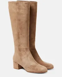 Gianvito Rossi Stivali 45 in suede Beige