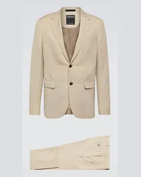 Ermenegildo Zegna Abito in lana e lino Beige