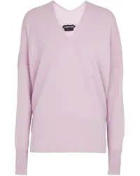 Tom Ford Pullover in cashmere e cotone Viola