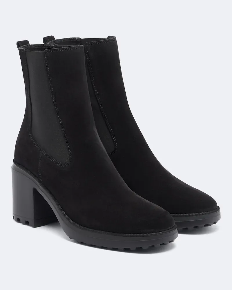 Hogan Stivaletti H724 in suede Nero
