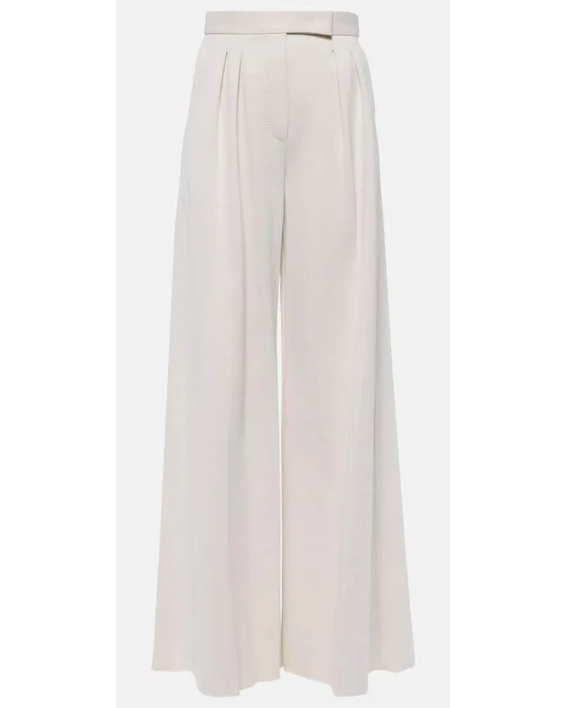 Max Mara Pantaloni a gamba larga Zinnia in jersey Beige