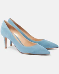 Gianvito Rossi Pumps Gianvito 70 in suede Blu