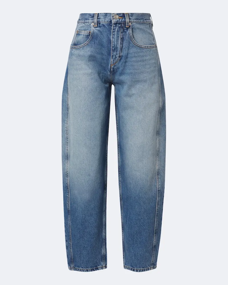 Isabel Marant Jeans Oriane barrel Blu