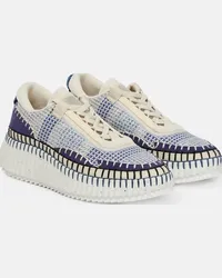 Chloé Chloé Sneakers Nama in mesh Blu