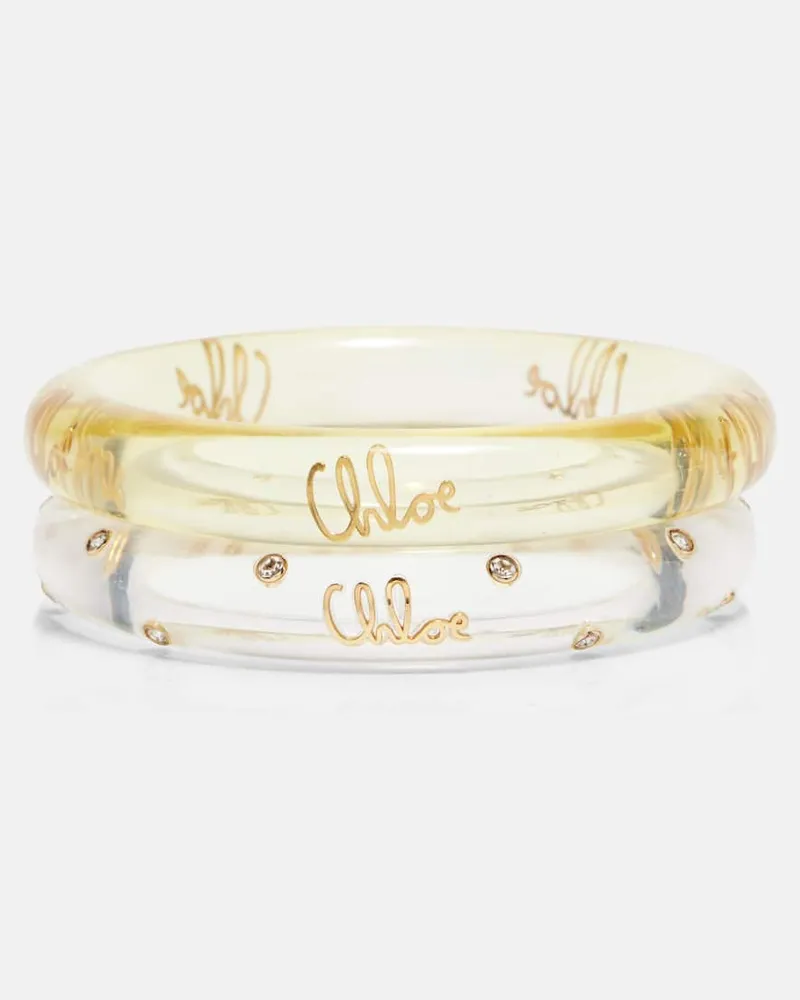 Chloé ChloÃ© Set di due bracciali ChloÃ© Plage Bianco