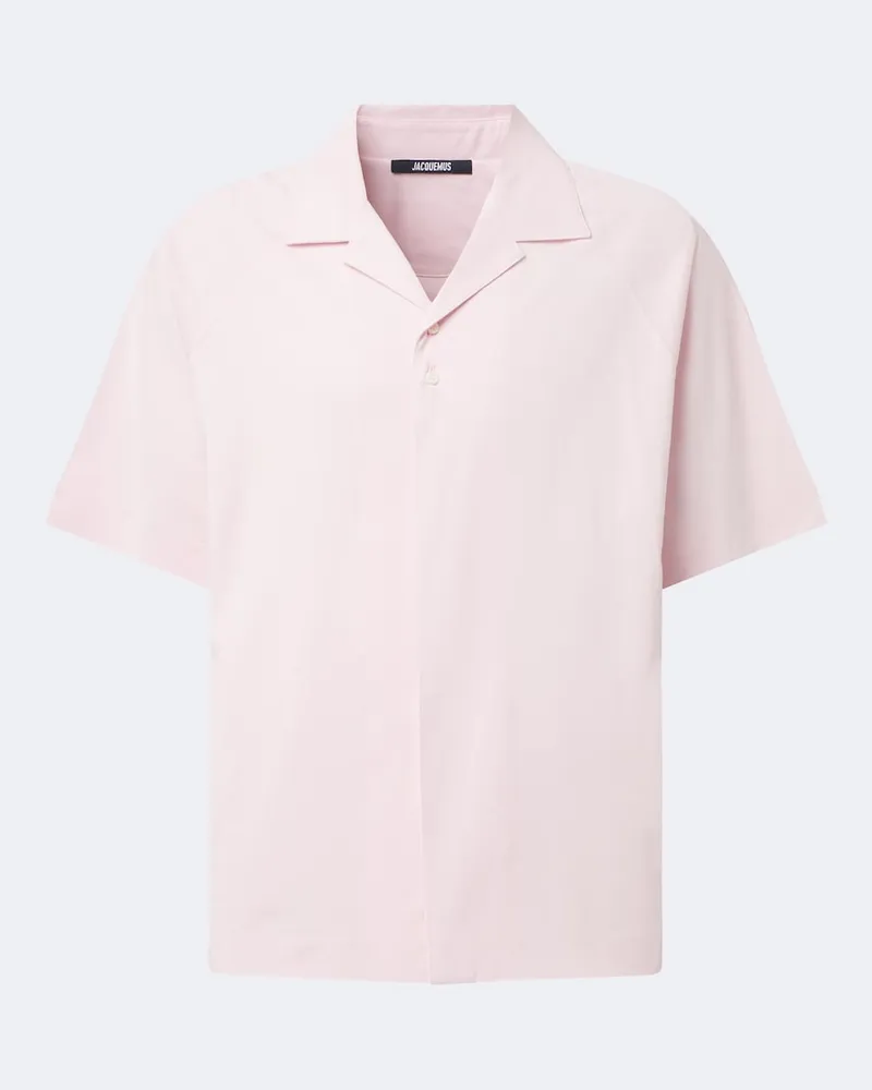 Jacquemus Camicia bowling Jean Atelier in jersey Rosa