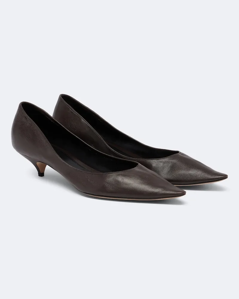 The Row Pumps Liisa Three in pelle Marrone