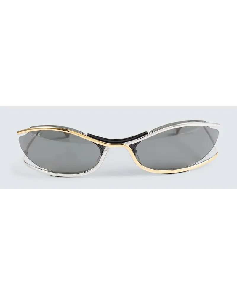 Gucci Occhiali da sole cat-eye Oro