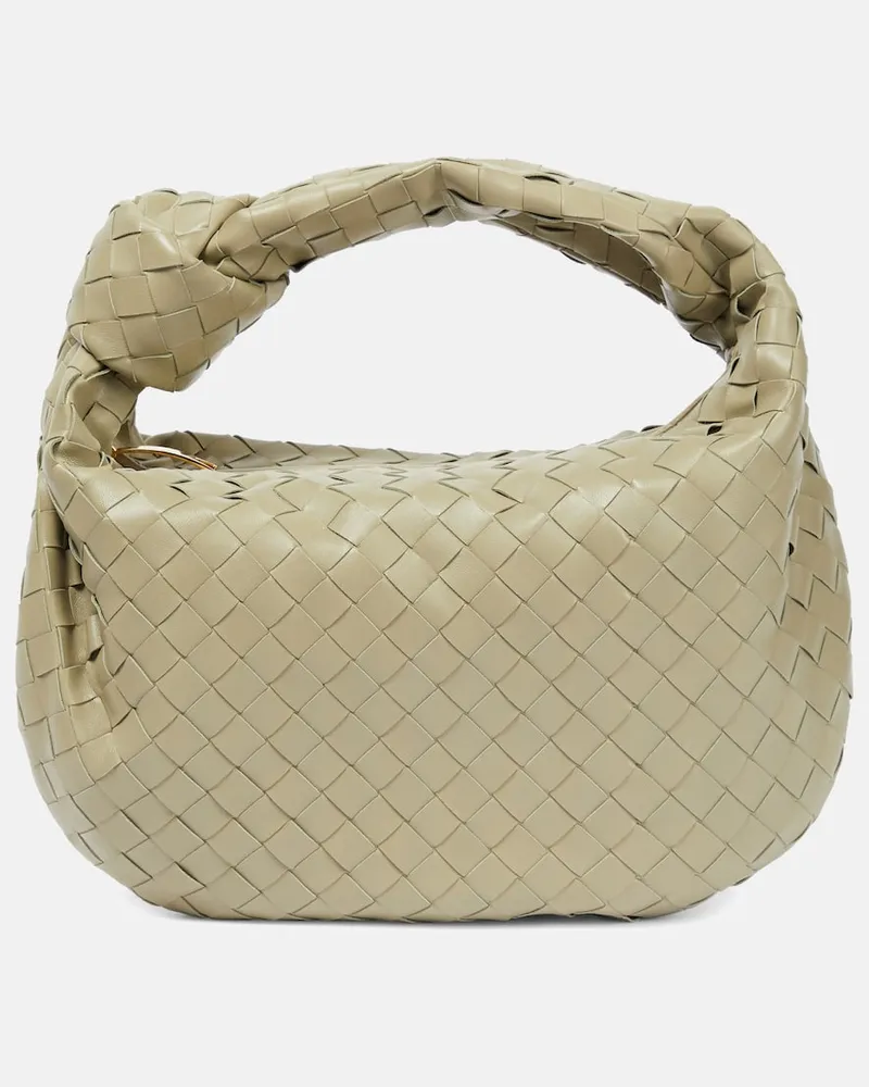 Bottega Veneta Borsa Jodie Small in pelle Intrecciato Beige