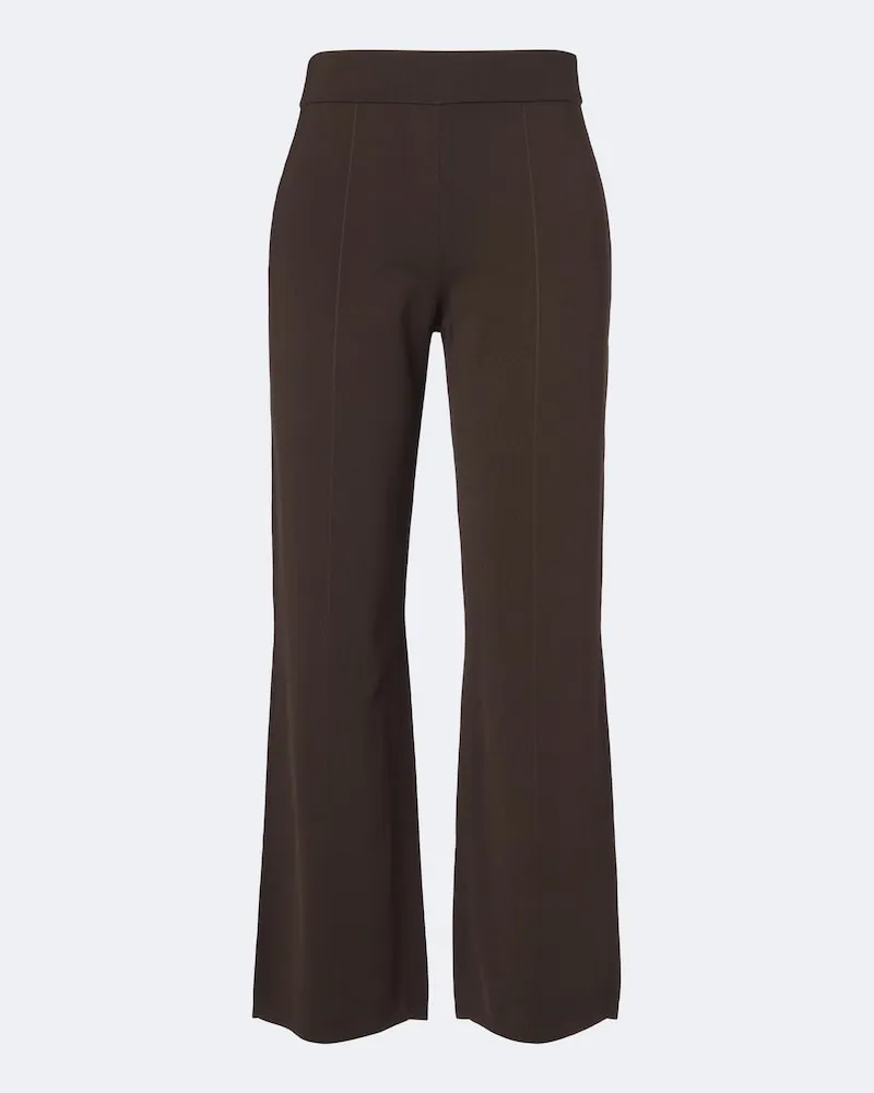 Joseph Pantaloni dritti Zeta in maglia cropped Verde