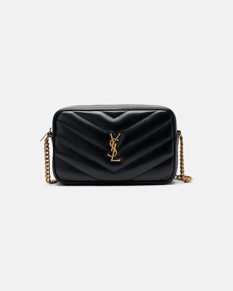 Saint Laurent Borsa Loulou in pelle matelassÃ Nero