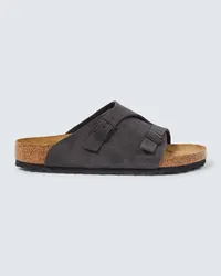 Birkenstock Sandali Zurich in suede Grigio