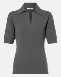 EMILIA WICKSTEAD Polo Dune a coste Grigio