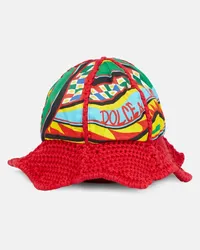 Dolce & Gabbana Cappello da pescatore Carretto in misto cotone Multicolore