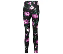 Leggings a vita alta con stampa floreale