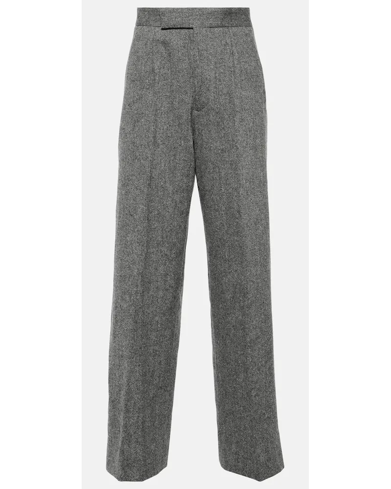 Vivienne Westwood Pantaloni regular in lana Grigio