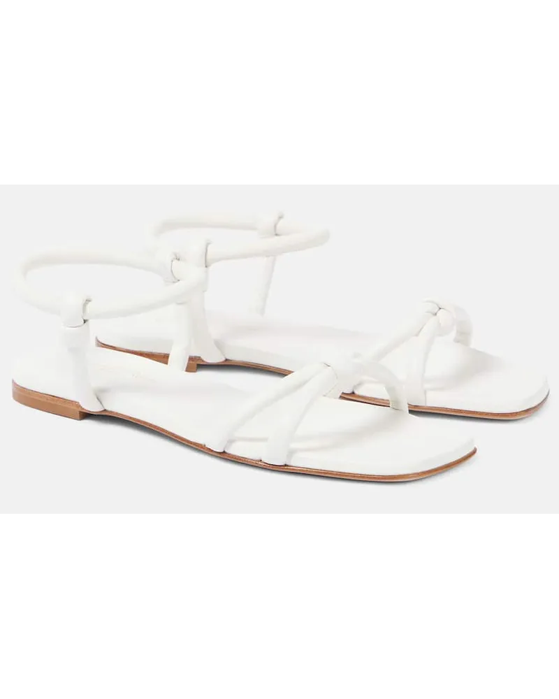 Gianvito Rossi Sandali Juno in pelle Bianco