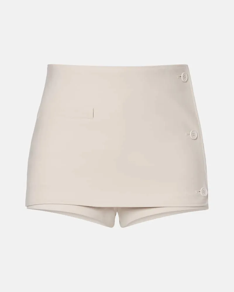 Courrèges CourrÃ¨ges Skort con logo Beige