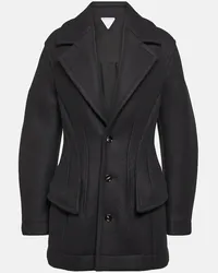 Bottega Veneta Cappotto in misto lana Nero