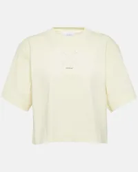 OFF-WHITE T-shirt in cotone con logo Neutro