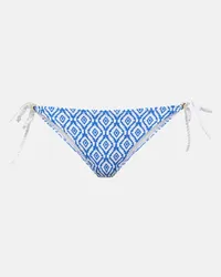 Heidi Klein Slip bikini Sardinia con stampa Blu