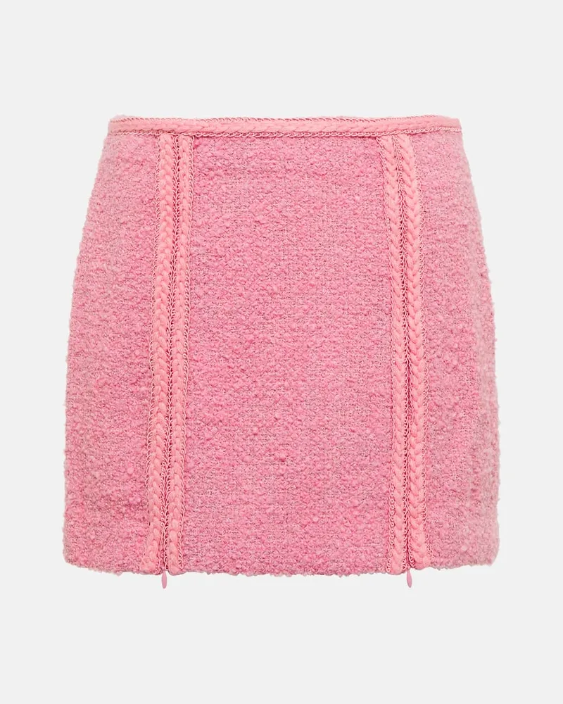 ROTATE Birger Christensen Miniabito Lina in bouclÃ Rosa