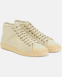 Saint Laurent Sneakers Court Classic SL/39 in canvas Beige