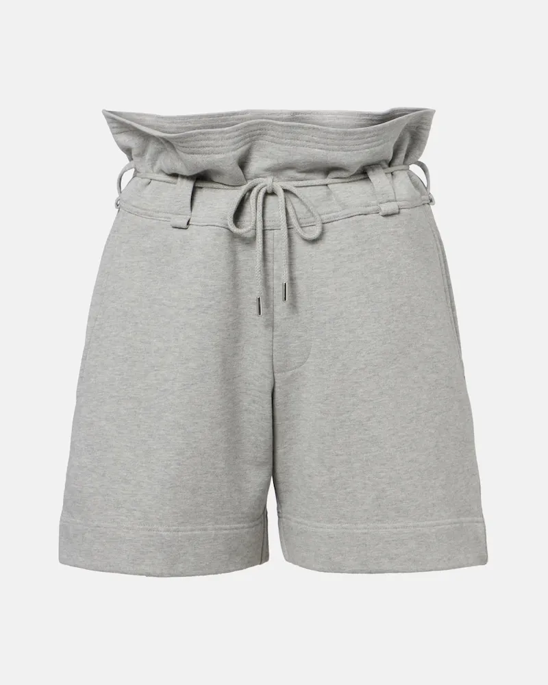 Dries van Noten Shorts Hadiela in jersey di cotone Grigio