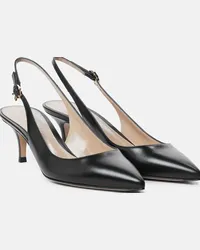 Gianvito Rossi Pumps slingback Ribbon Sling 55 in pelle Nero