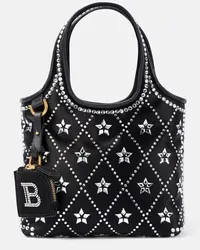 Balmain Borsa B-Army Mini in raso Nero