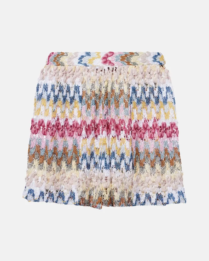 Missoni Shorts in maglia lamÃ Multicolore
