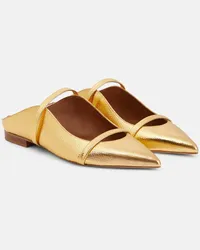 Malone Souliers Slippers Maureen in pelle Oro