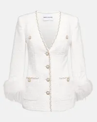 Rebecca Vallance Bridal - Blazer The Departure in bouclé Bianco