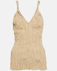 Totême Top in seta Beige