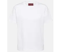 Gucci T-shirt in jersey di cotone Bianco
