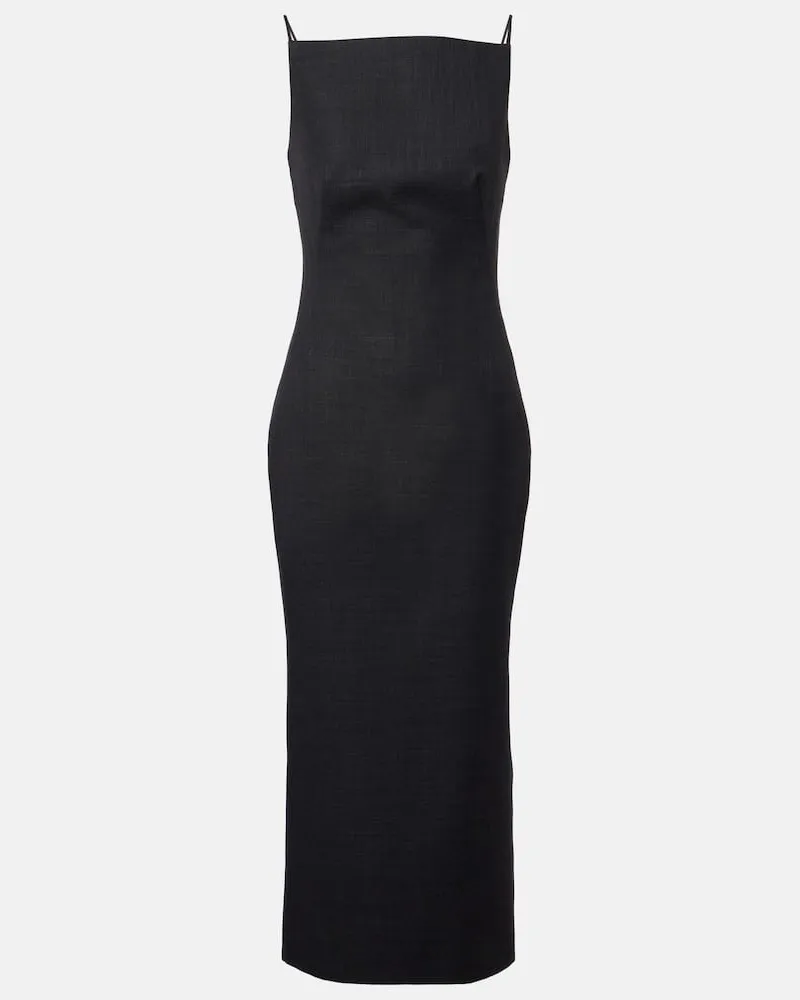 Givenchy Abito midi in lana Grigio