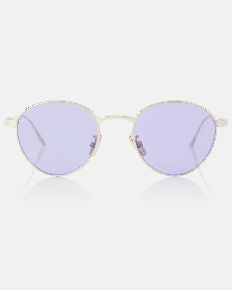 Loewe Occhiali da sole rotondi Oro